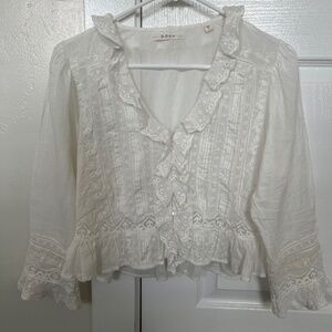 Doen Eldoris Top in White/Salt